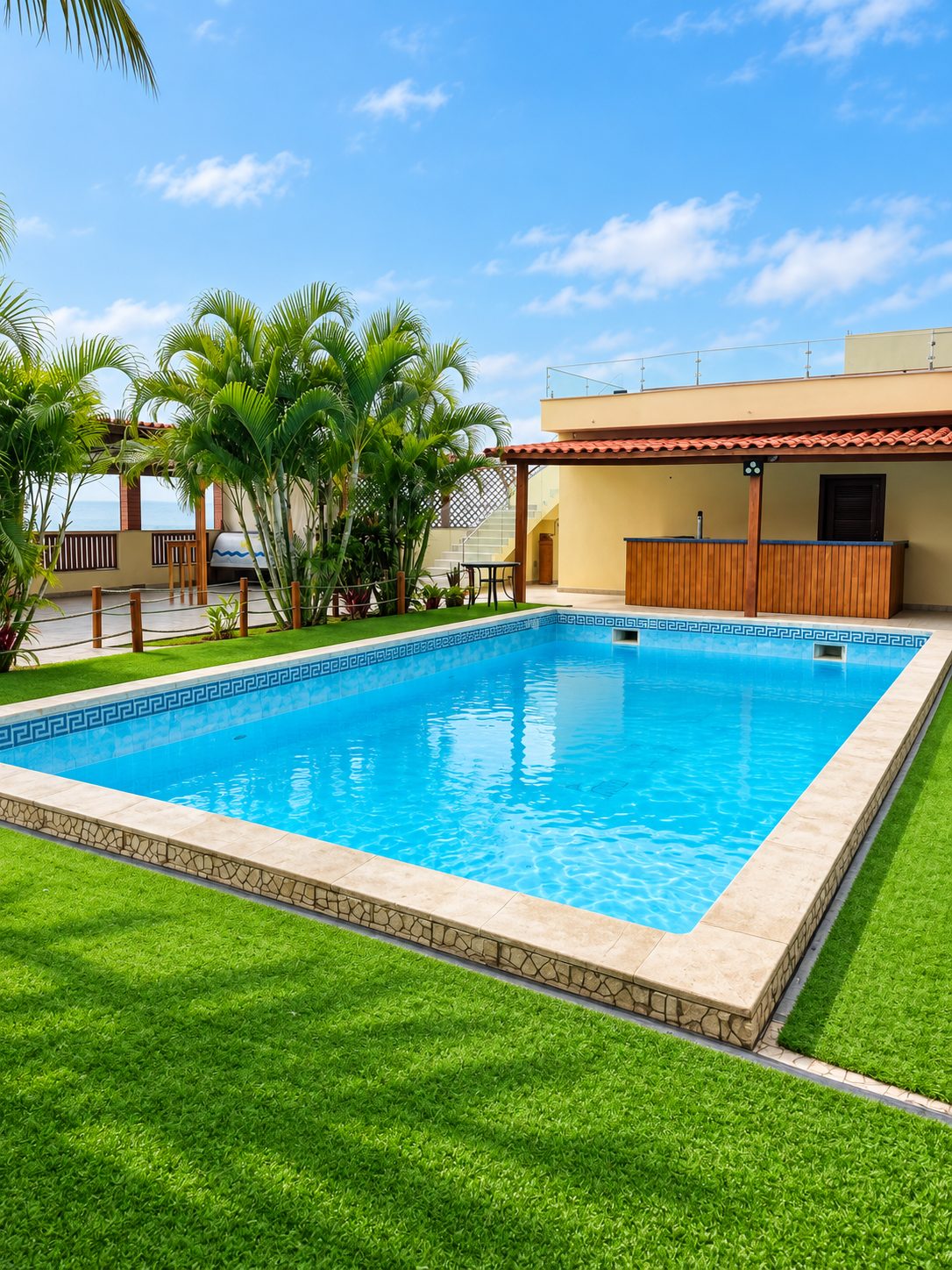 Piscina do Hotel Lukweku